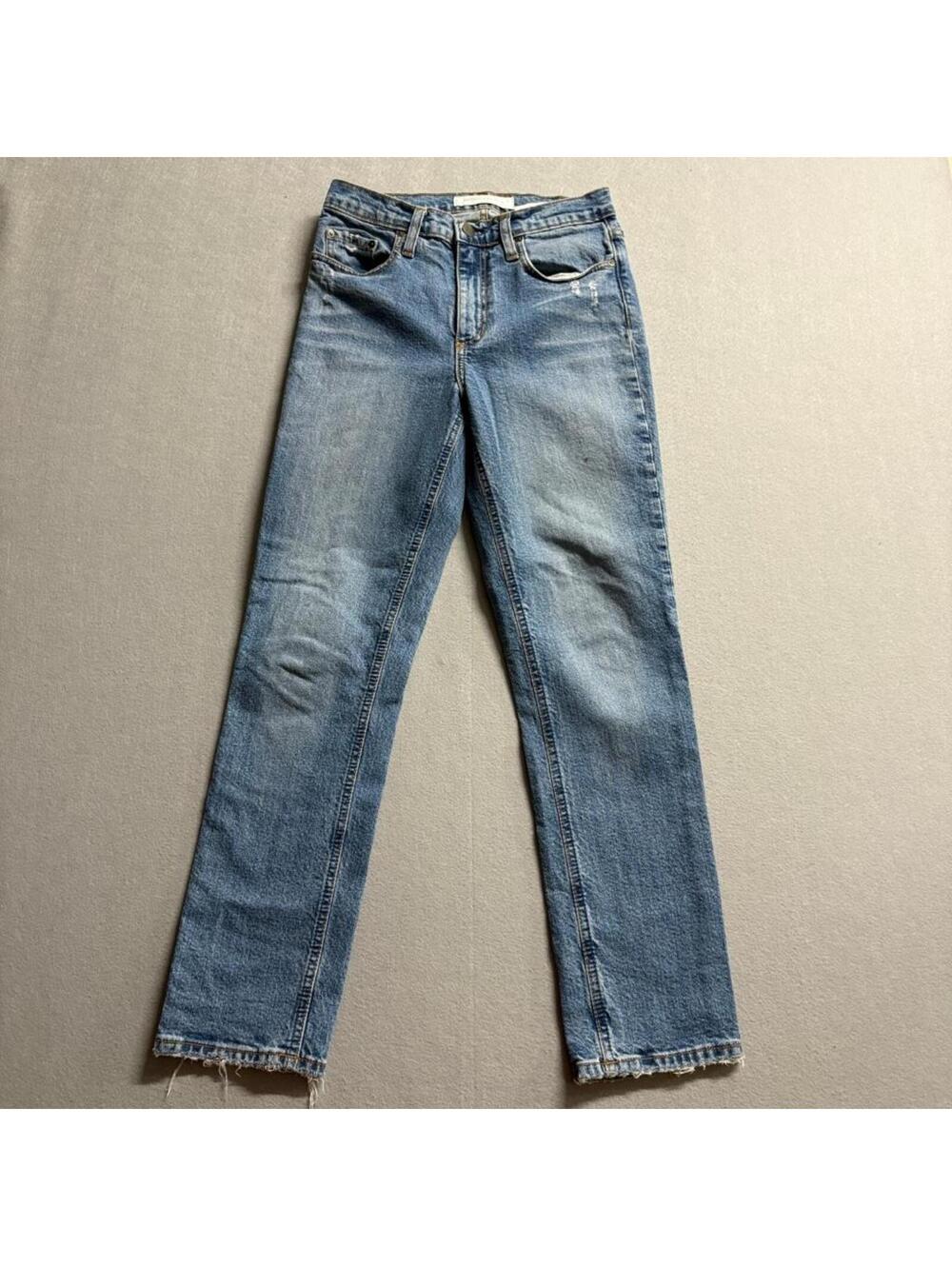 Nobody Denim True Jean Ankle Jeans Womens 26 High Rise Slim Blue Crop Australia